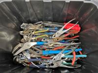 Qty of Assorted Pliers