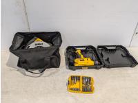 DeWalt 7-1/4 Inch Circular Saw, 3/8 Inch Drill and Bits