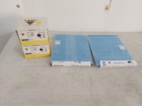 (100) 9 Inch X 11 Inch P150 Sand Paper Sheets and (200) 5 Inch X P180 Sanding Discs