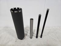 4 Inch,  1 Inch and 3/4 Inch Diamond Core Bits 1-1/2 Core Bit Extension Tube