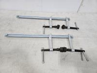 (2) 23 Inch Steel Clamps