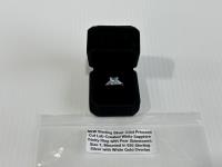 3.0Ct. Princess Cut Lab Created White Sapphire Size 7 Ring