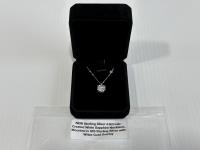 4.0Ct. Lab Created White Sapphire Necklace