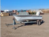 Watson Marine Spitfire 14 Ft Outboard Boat w/ Trailer