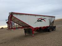 2005 Lode King HGF30P T/A 30 Ft Pup Grain Trailer