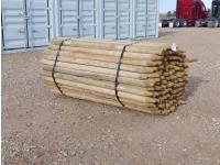 (135) 3-1/2 Inch X 7 Ft Treated Dowel Posts