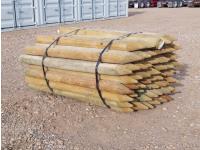 (64) 5-1/4 Inch X 6 Ft Treated Dowel Posts