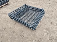 Qty of (5) 4 Ft Mesh Gates