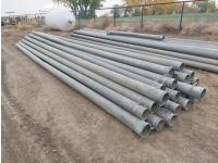 Qty of (22) 7 Inch Irrigation Pipe