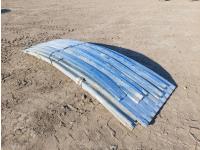 Qty of Panels For 19 Ft Grain Bin w/ Strapping