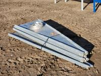 Qty of Grain Bin Roof Panels