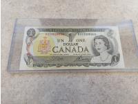 1973 Canadian One Dollar Bill