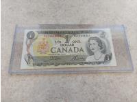 1973 Canadian One Dollar Bill