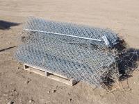 Qty of 6 Ft Chain Link Fencing