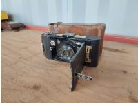 Kodak Folding Camera w/ Leather Case