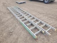 Qty of (2) 28 Ft Extension Ladders