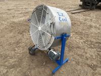 EZ Cool 30 Inch Portable Cart Fan w/ Mist System