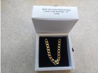 Smartlife 14K Gold Plated 8.0 mm Cuban Link Bracelet