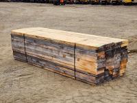 (52) 8 Inch X 8 Ft Rough Cut Boards