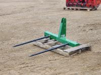 Frontier 3 PT Hitch Bale Forks - Tractor Attachment