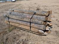 T7808C (25) 7-8 Inch X 8 Ft Treated Chiseled Posts