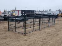 (9) 7 Ft Light Duty 4 Bar Mesh Panels