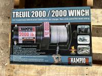 Champion 2000 lb Electric Winch