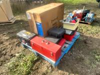 Pallet of Tools, Bolt Bin, Electronic Tools