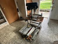 Drill Press, Table Saw and Misc Items