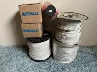 Assorted Electrical Wire and Staples