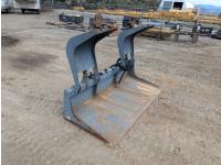 Wolverine 72 Inch Grapple Bucket-Skid Steer Attachment