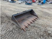 HLA 72 Inch Skid Steer Bucket with Teeth