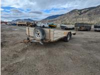 2012 14 Ft S/A Flat Deck Utility Trailer