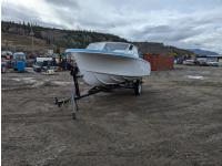 17 Ft Fiberglass Boat & Trailer