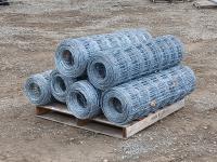 (6) Rolls 48Inch 12Guage Galvanized Sheep Fencing