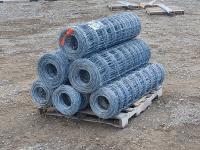 (6) Rolls 48Inch 12Guage Galvanized Sheep Fencing