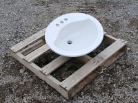 Kohler Sterling Drop-in Vanity/ Lavatory White Porcelain Sink