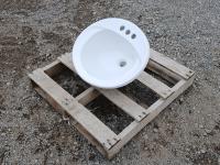 3-Hole Self Rimming Lavatory Sink