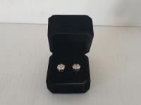 SmartLife 3.0Ct Moissanite Diamond Stud Earrings