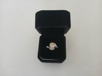 SmartLife 2.0Ct Moissanite Diamond Ladys Swirl Ring