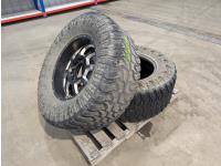 (2) Mark Ma Dakar M/T 38X15.50R20lt Tires with (1) Rim