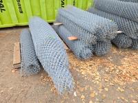 (7) Rolls of 7 Ft Chain Link Fence