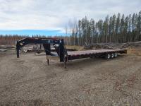 2023 SWS 36 Ft TRI/A G/N Flat Deck Trailer