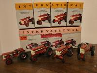 International Farmall Die Cast Tractor Set