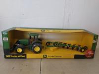 John Deere 7420 Die Cast Tractor w/ 6 Bottom Plow