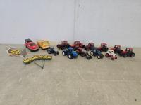 Qty of Vintage Die Cast Tractors & Cars