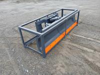 TMG Industrial TMG-DB86 86 Inch Hydraulic Angle Dozer Blade/Snow Plow Pusher - Skid Steer Attachment