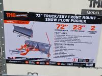 TMG Industrial TMG-TSP72 72” Truck/SUV Front Mount Snow Plow Pusher