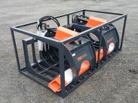 TMG Industrial TMG-SG72 72” Skid Steer Rock Skeleton Grapple