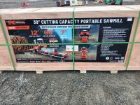 TMG Industrial TMG-PSM30 30 Inch Portable Sawmill